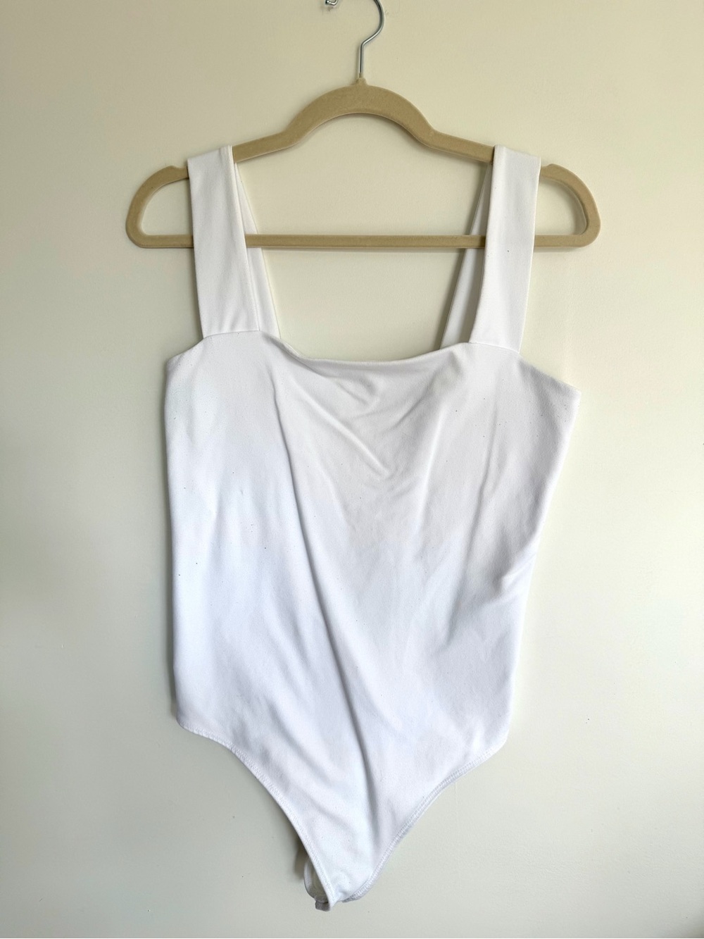 Abercrombie & Fitch Soft A&F Collection Bodysuit | White | Size Large